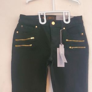 Jennifer Lopez Black Capri Jeans